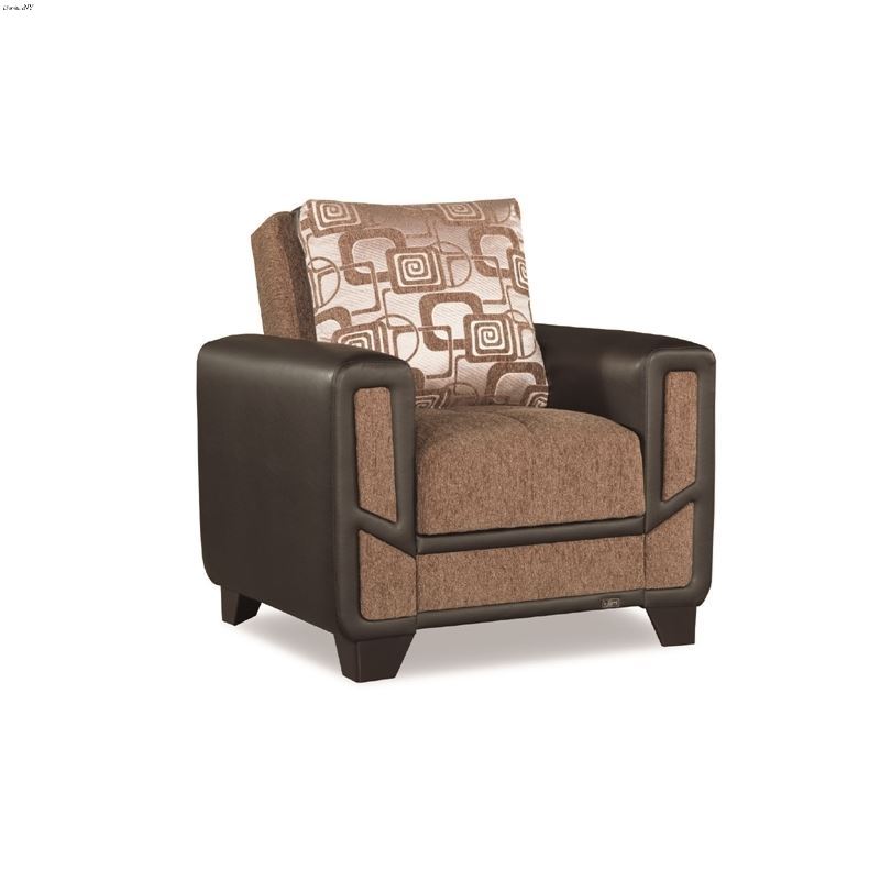 Mondo Brown Fabric Chair