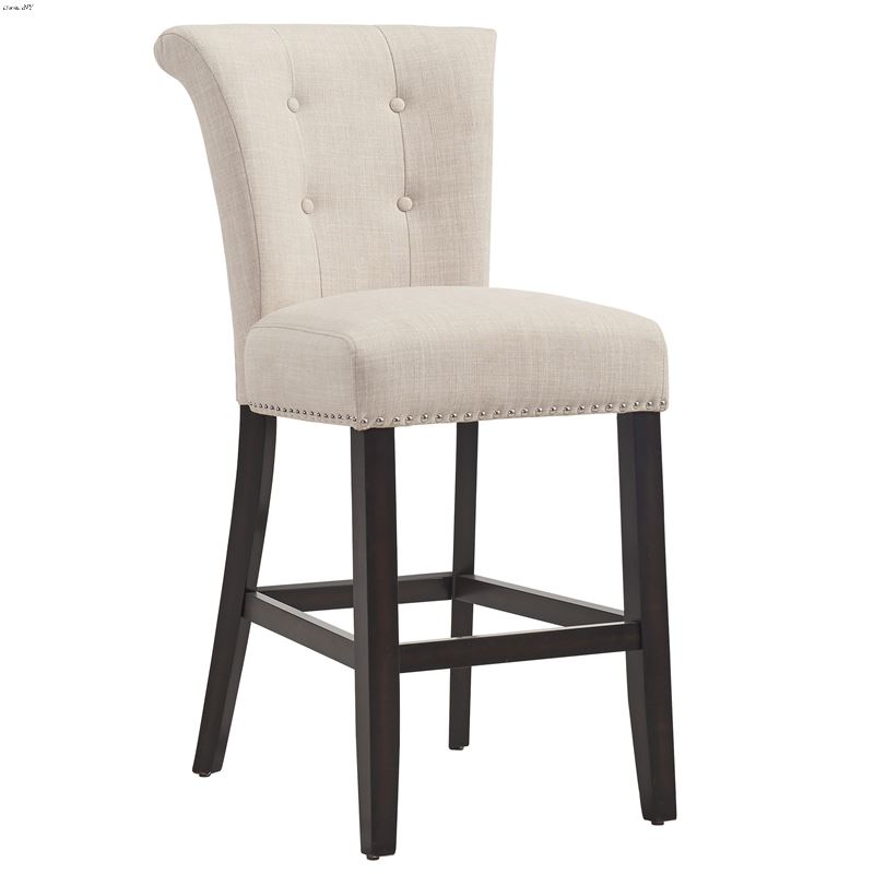 Selma 26" Counter Stool Beige and Coffee 203-