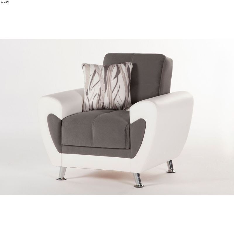 Duru Chair in Plato Dark Gray