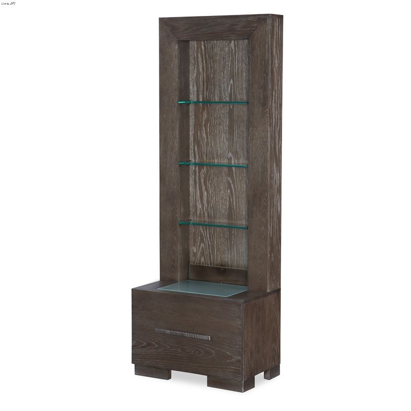 Facets Bedwall Pier Unit with 3-Way Touch Lighting