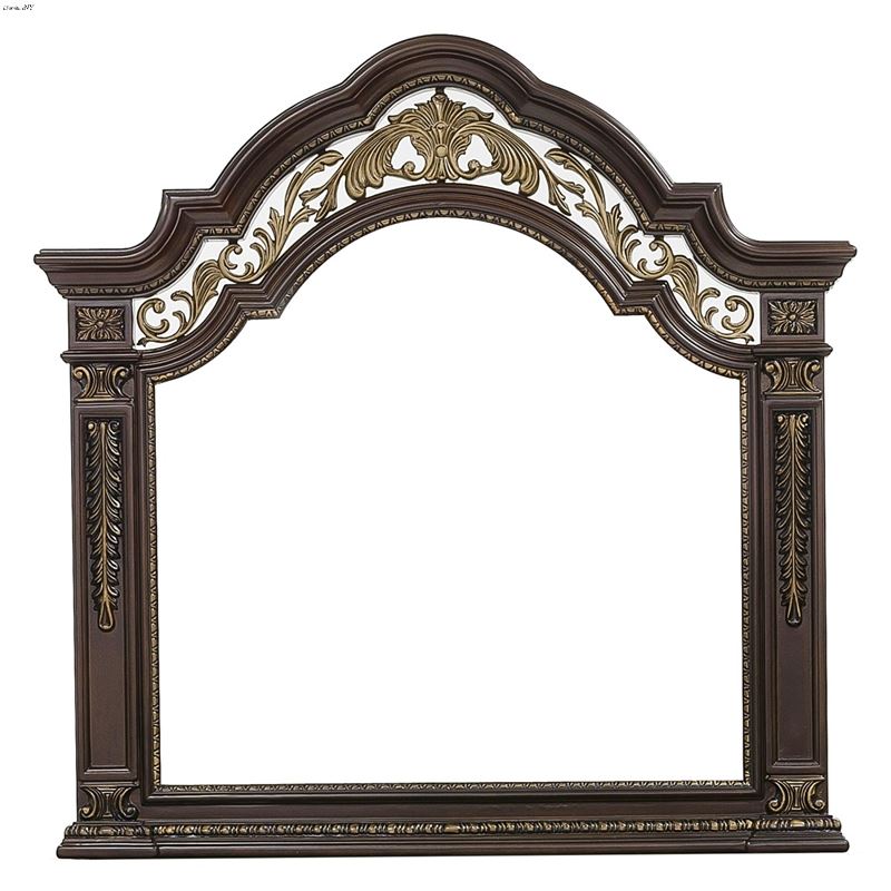 Catalonia Traditional Cherry Arched Mirror 1824-6