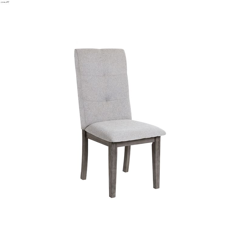 University Grey Upholstered Dining Side Chair 5163