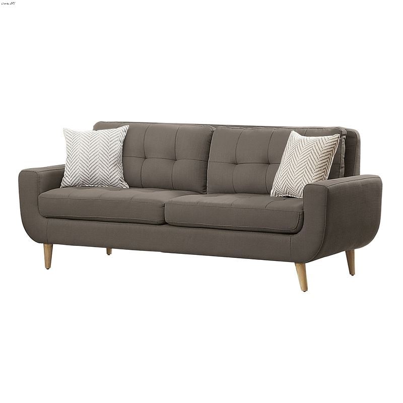 Deryn Grey Fabric Sofa 8327GY-3-2