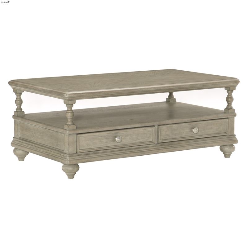 Grayling Downs Driftwood Grey Storage Coffee Table