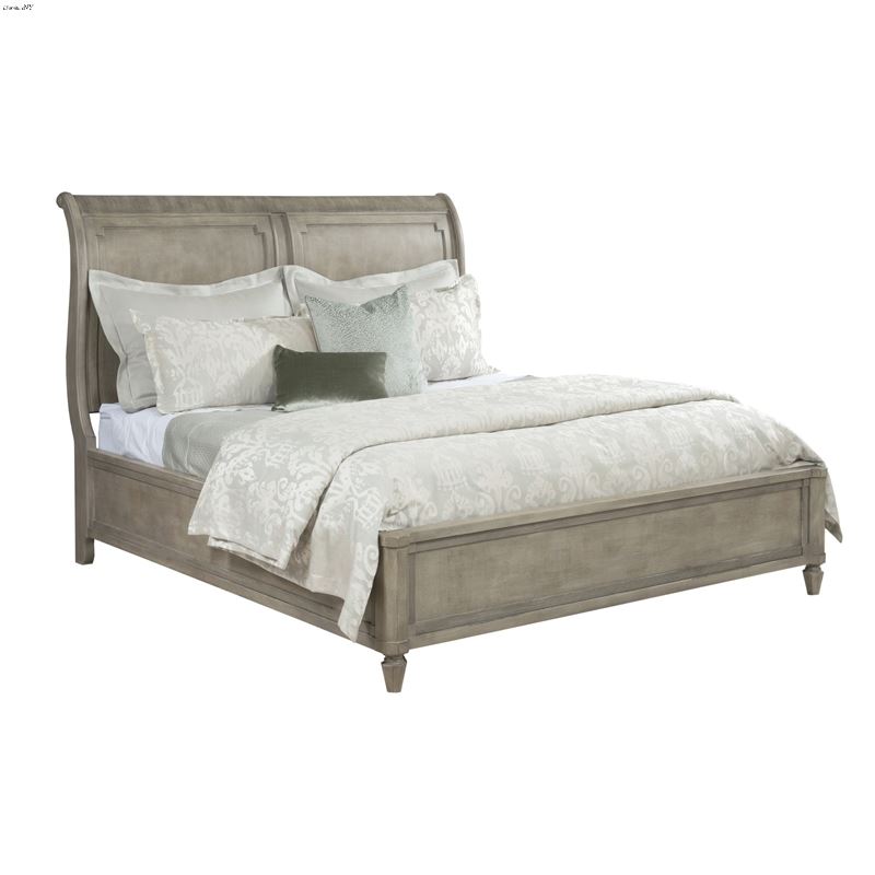 The Savona Collection King Anna Sleigh Bed by Amer