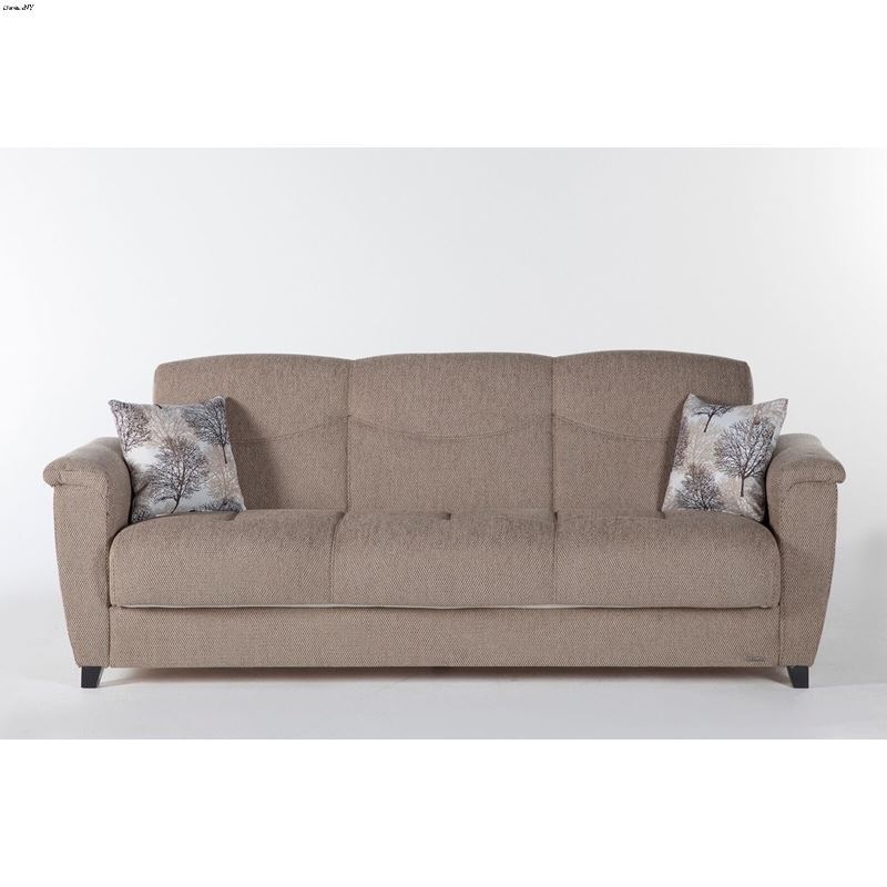 Aspen Sofa Bed in Aristo Light Brown-2