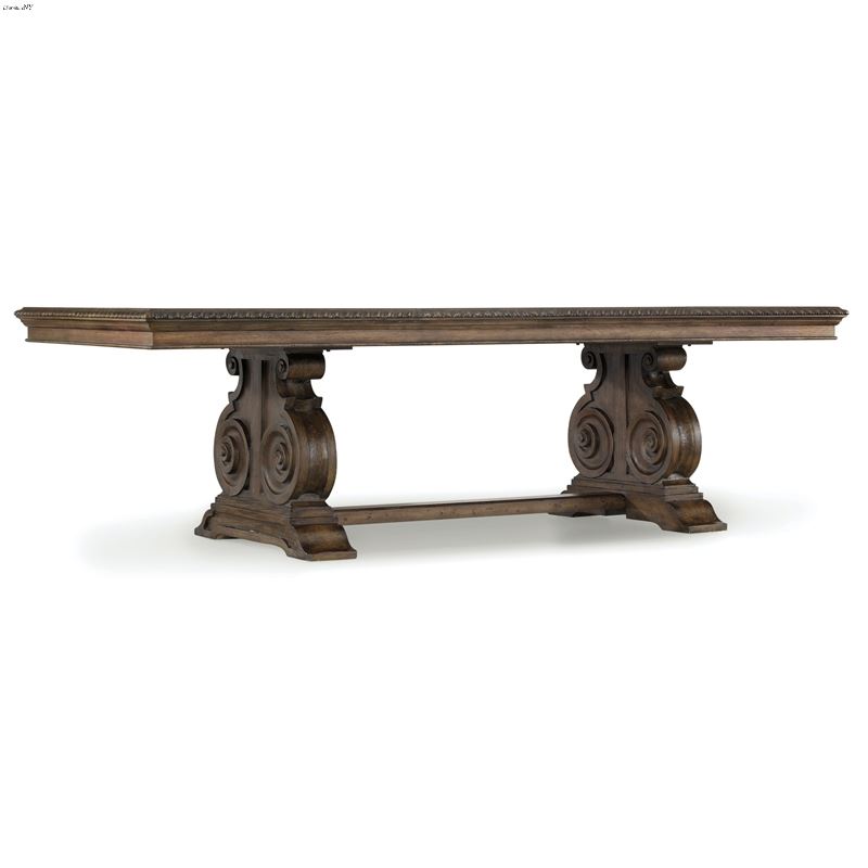 Rhapsody Trestle Rectangle Extension Dining Table