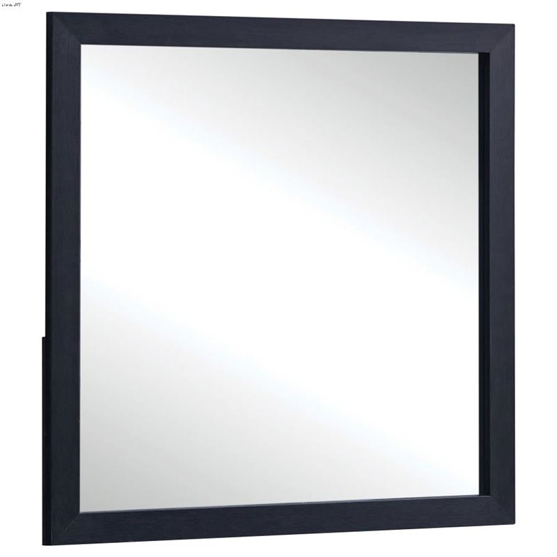 Marceline Black Dresser Mirror 222834