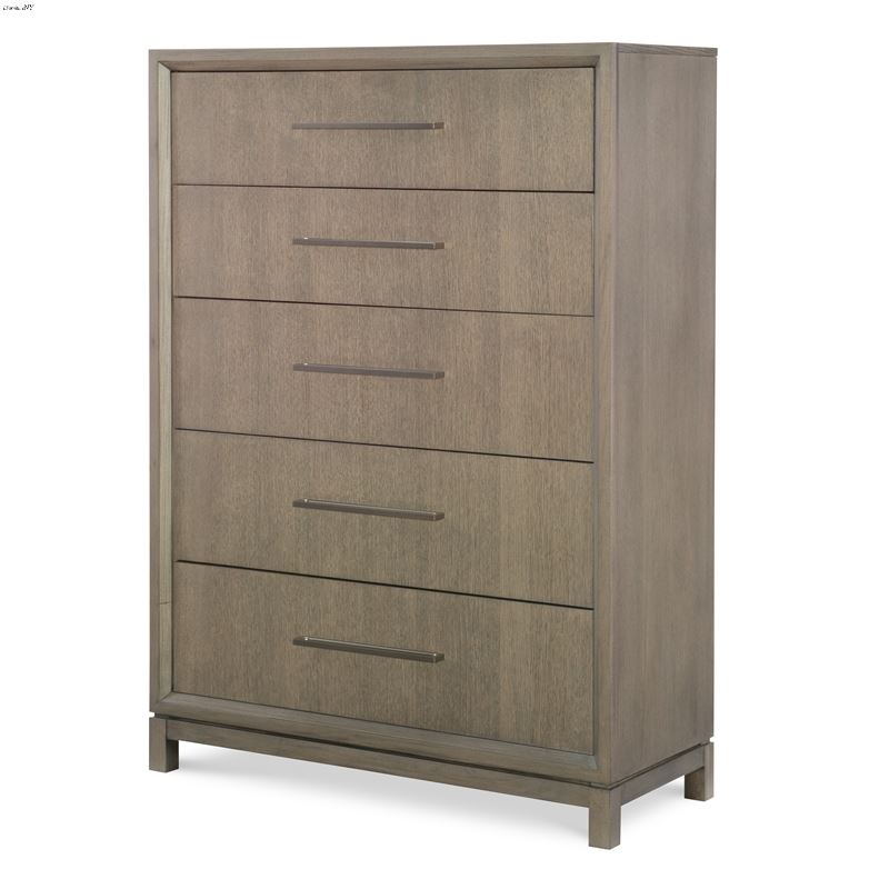 Highline Greige 5 Drawer Chest