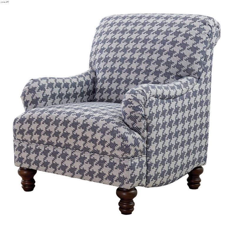 Glenn Blue Fabric Accent Chair 903093