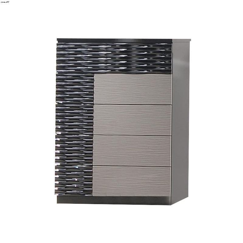 Roma Modern Black and Grey Chest