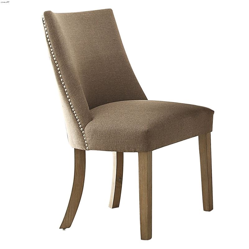 Beaugrand Grey Oak Upholstered Dining Side Chair 5