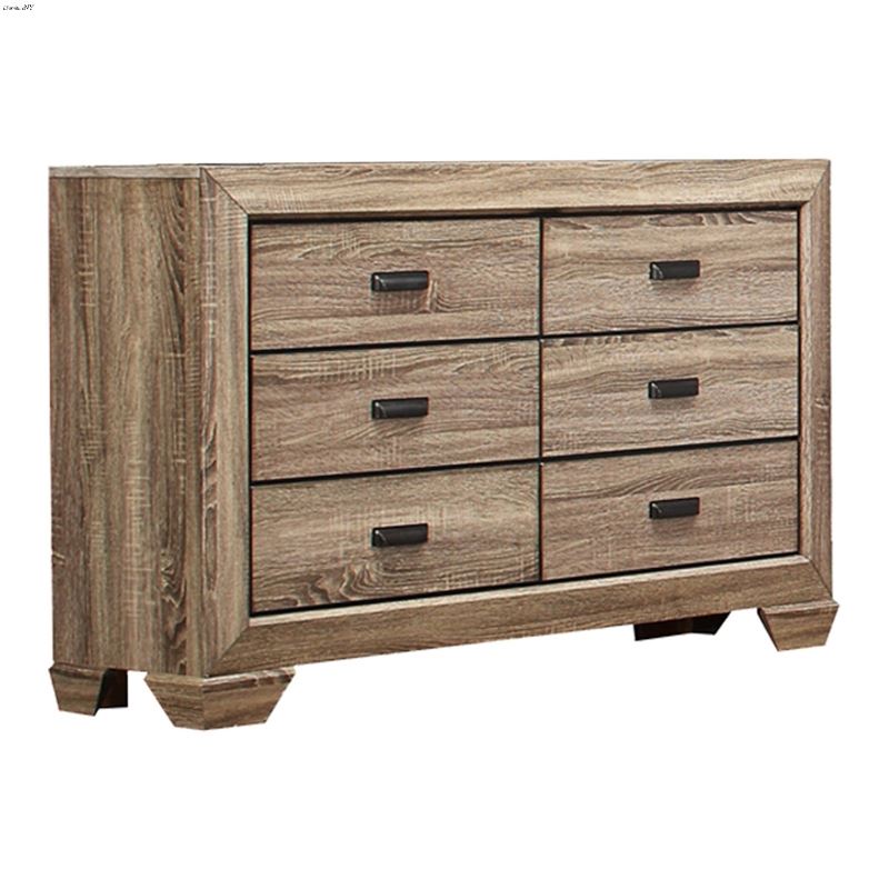 Beechnut Collection Natural Finish 6 Drawer Dresser 1904 5 By