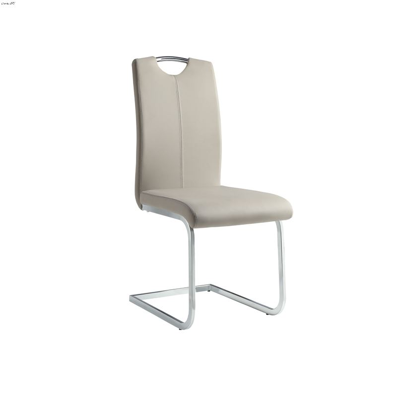 Glissand Light Grey Upholstered Dining Side Chair