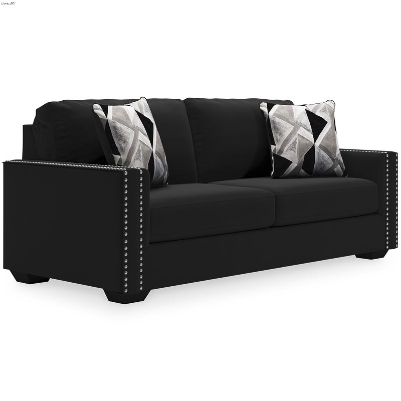 Gleston Onyx Velvet Sofa 12206