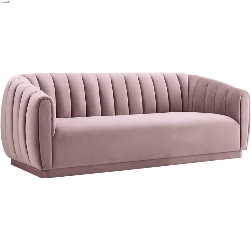 Arno Mauve Velvet Sofa By Exceptional Furniture
