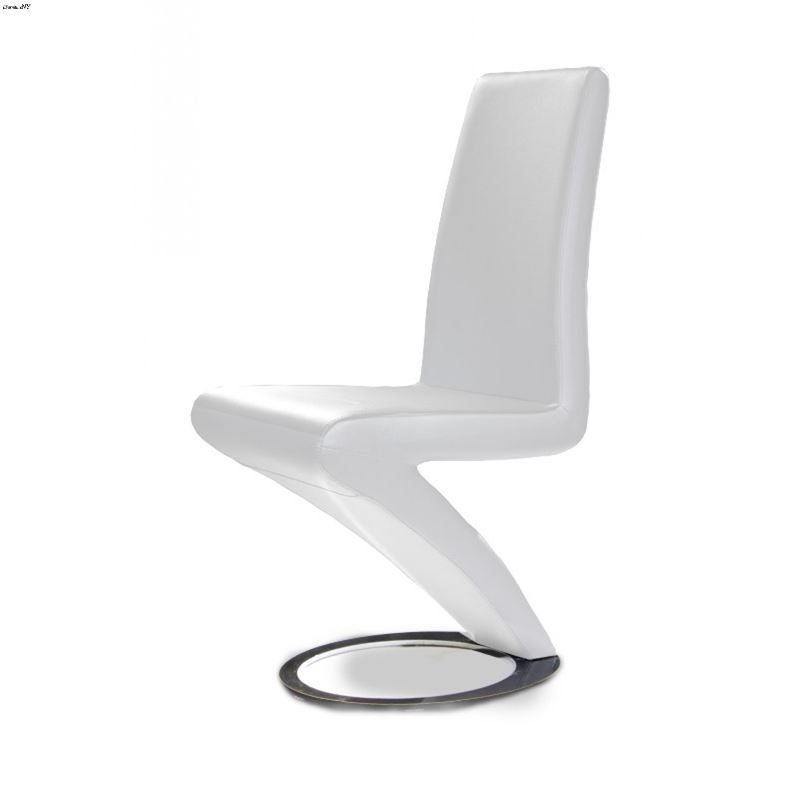 Zaida - Modern White Dining Chair