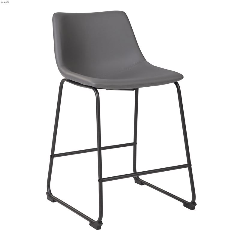 Centiar Grey Upholstered Counter Stool D372-824 -