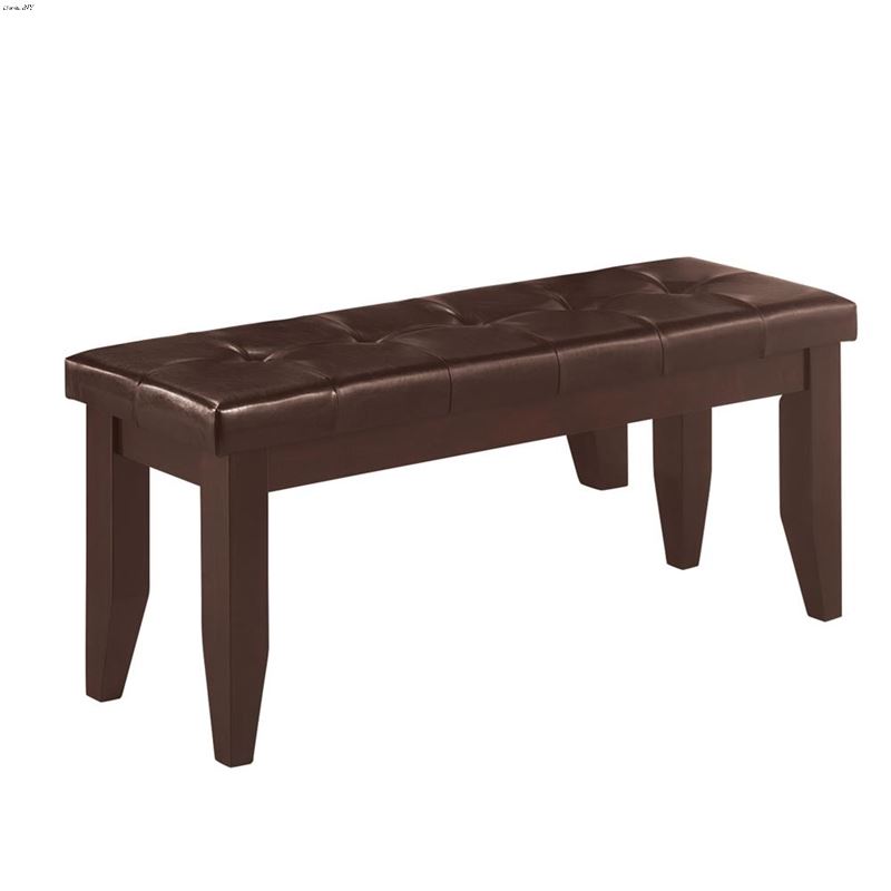 Dalila Cappuccino 47 inch Dining Bench 102723