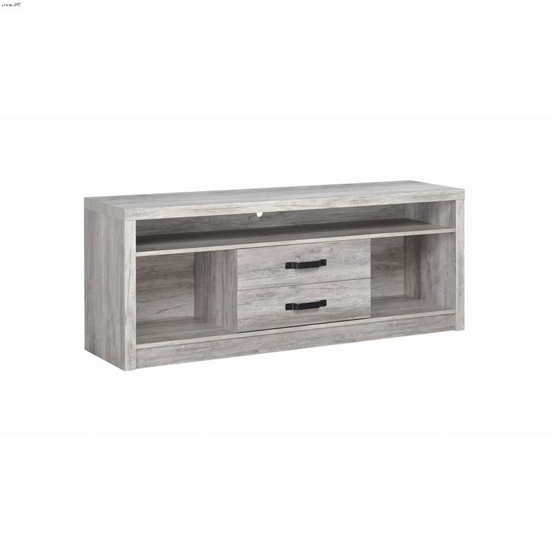 Grey Driftwood 59 inch 2 Drawer TV Stand 701024