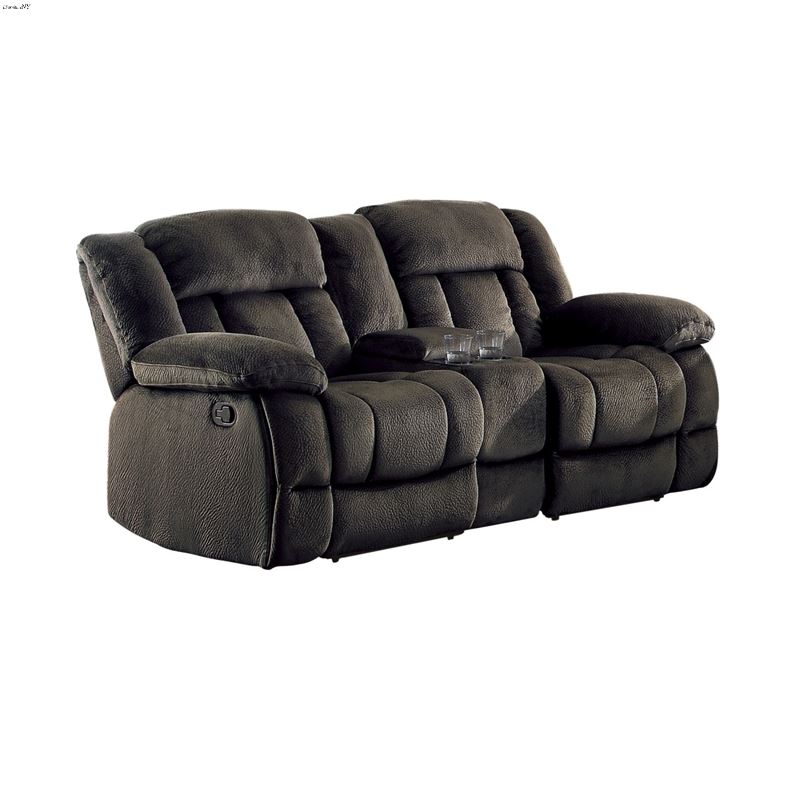 Laurelton Chocolate Reclining Loveseat 9636-2 by H