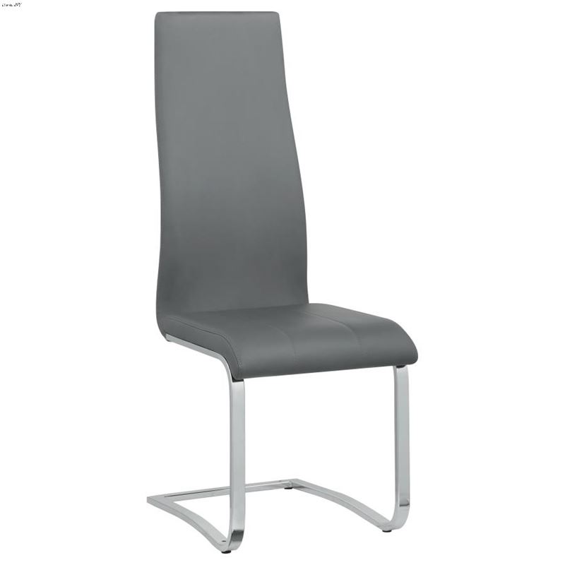 Montclair Modern Upholstered Side Chair Grey And C