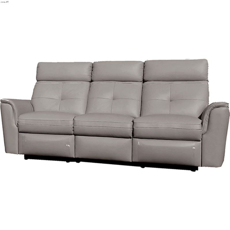 Modern 8501 Grey Italian Leather Sofa