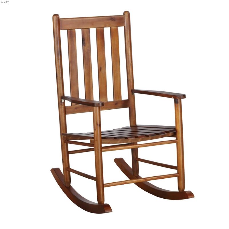 Annie Golden Brown Wood Rocking Chair 609457