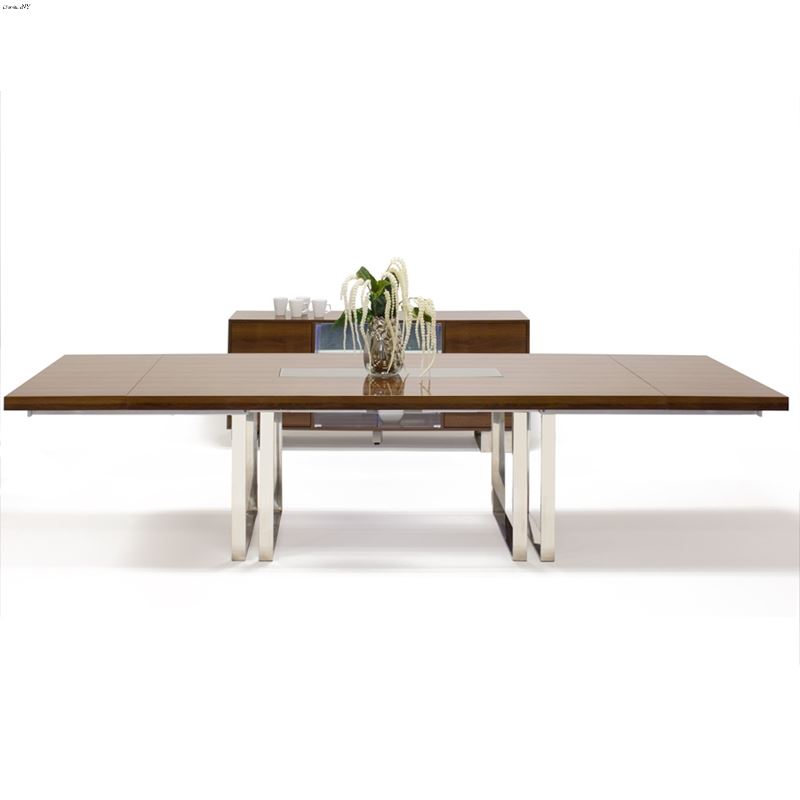 Galway Double Pedestal Walnut Lacquer Dining Table