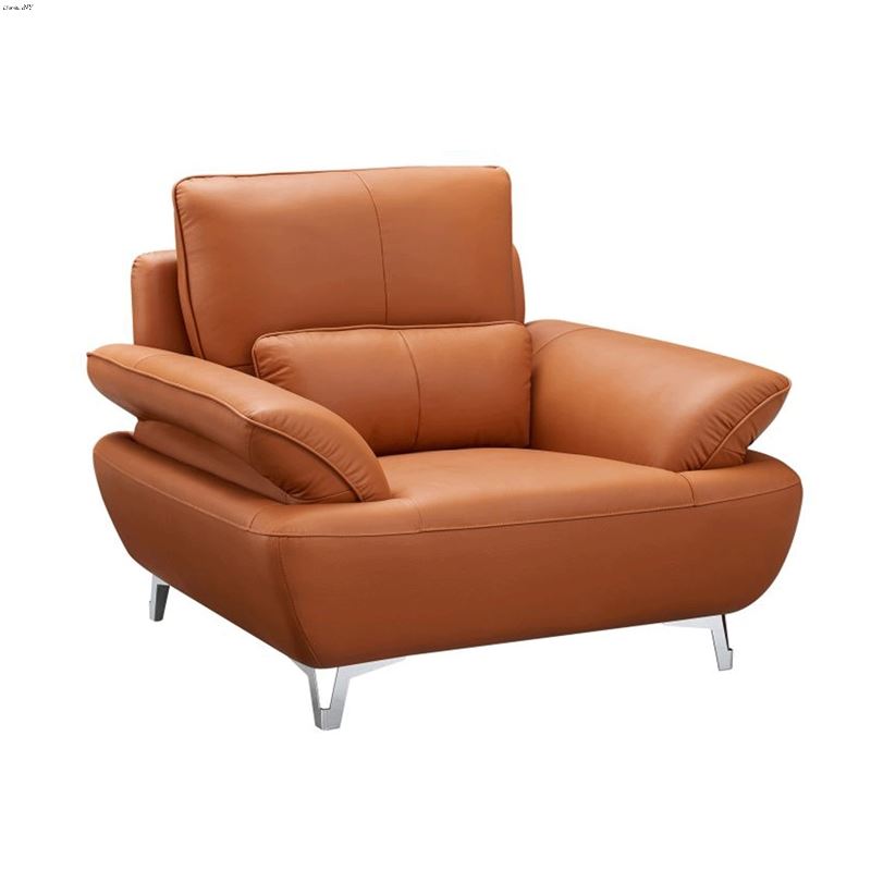 1810 Modern Orange Leather Chair