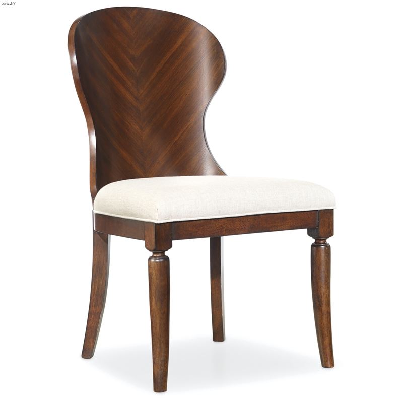 Palisade Walnut Wood Back Side Chair - Set of 2