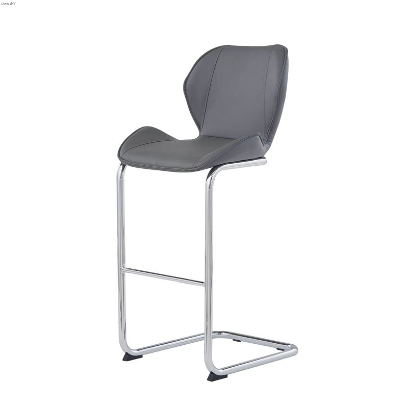 Modern Grey Bar Stool D1446 by Global Furniture US