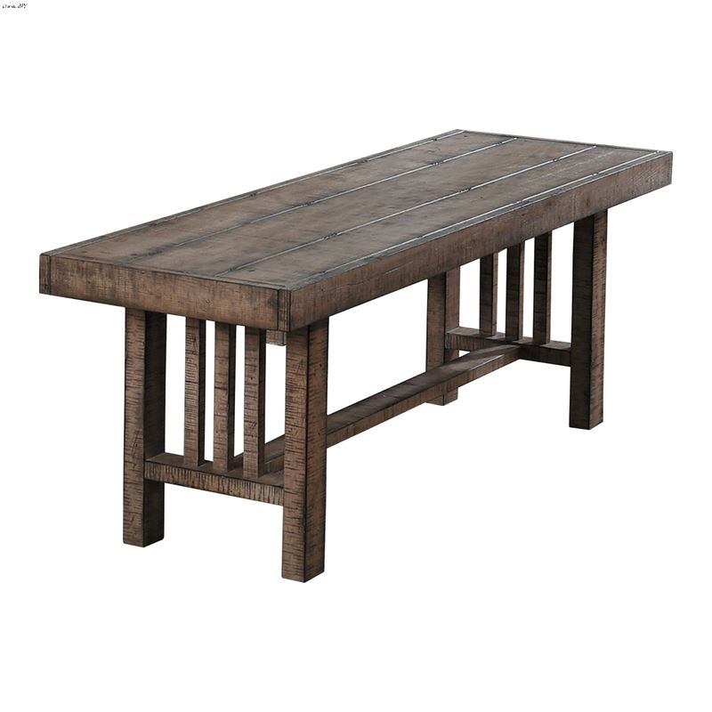 Codie Distressed Brown 50 inch Dining Bench 5544-1