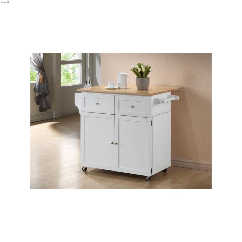 Two- toned Kitchen Cart 900558