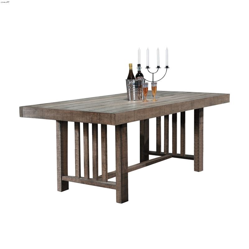 Codie Double Pedestal Trestle Dining Table 5544-72