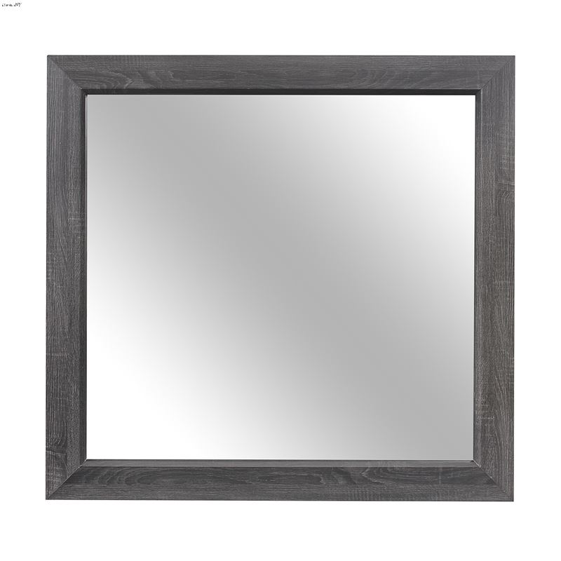 Beechnut Grey Rectangle Mirror 1904GY-6