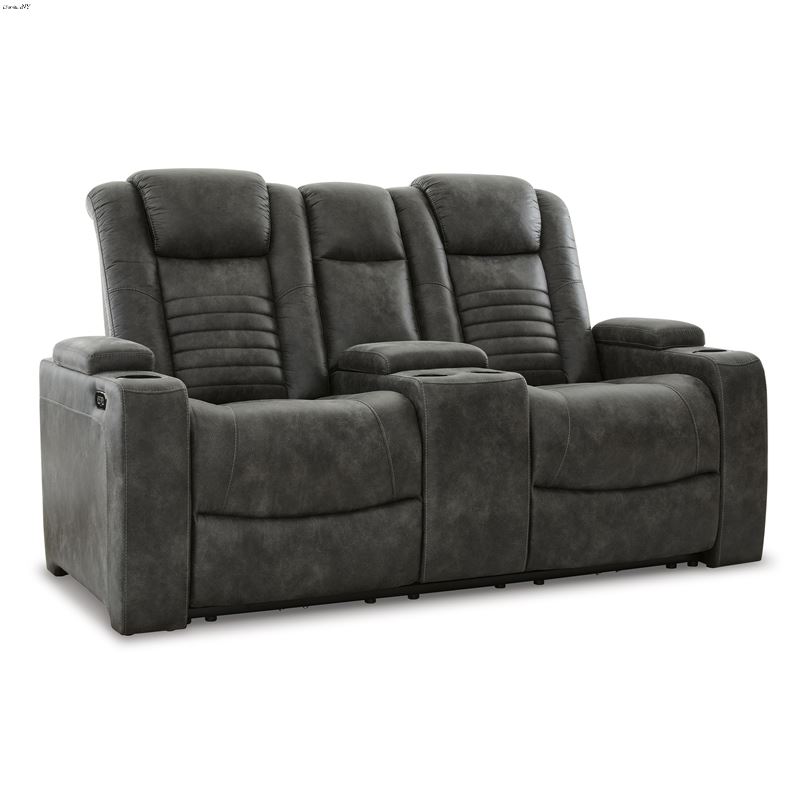 Soundcheck Storm Power Reclining Loveseat with Con
