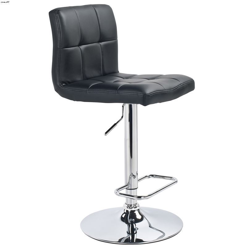 Max Air Lift Black Bar Stool 203-409 by WHI - Set