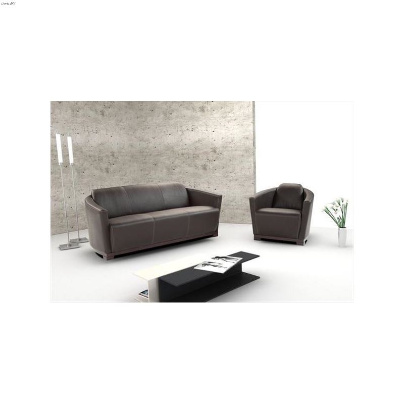 Hotel Leather Sofa and Chair