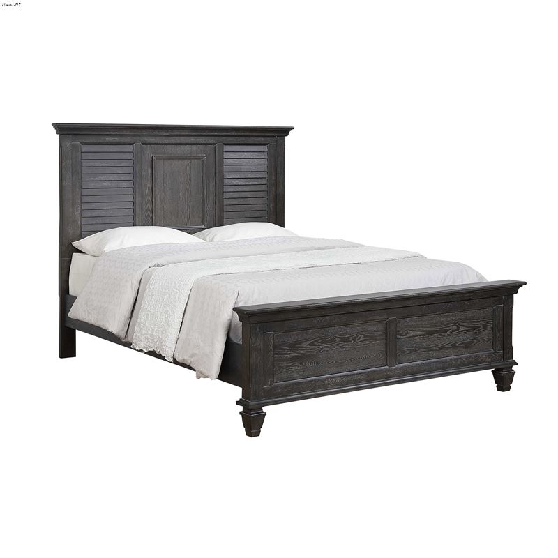 Franco Weathered Sage Queen Panel Bed 205731Q
