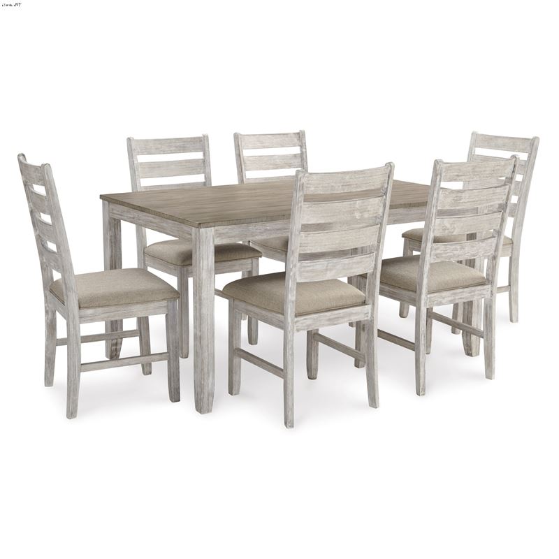 Skempton 7pc Dining Room Table Set D394-425