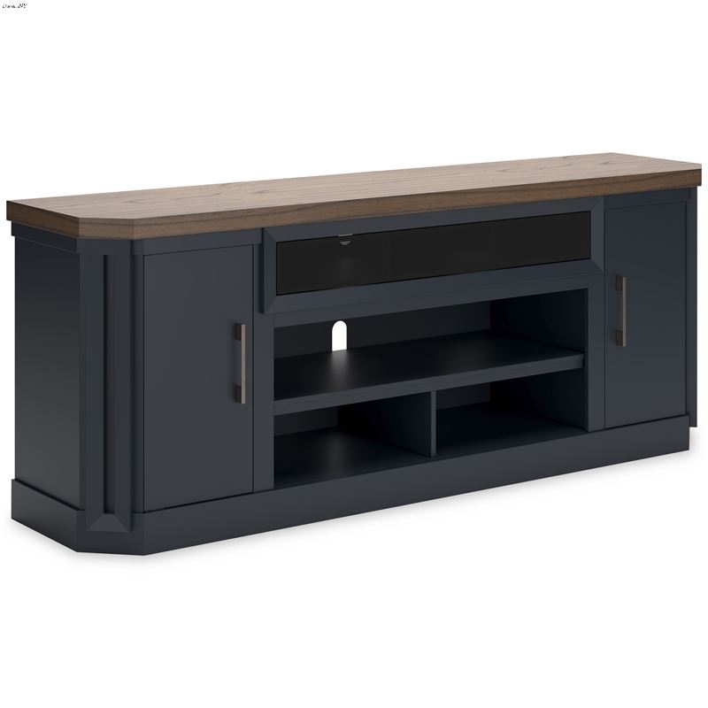 Landocken Blue 84 inch TV Stand W402-68