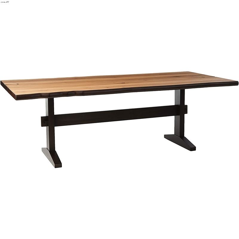 Bexley Live Edge Trestle Dining Table 110331 by Co