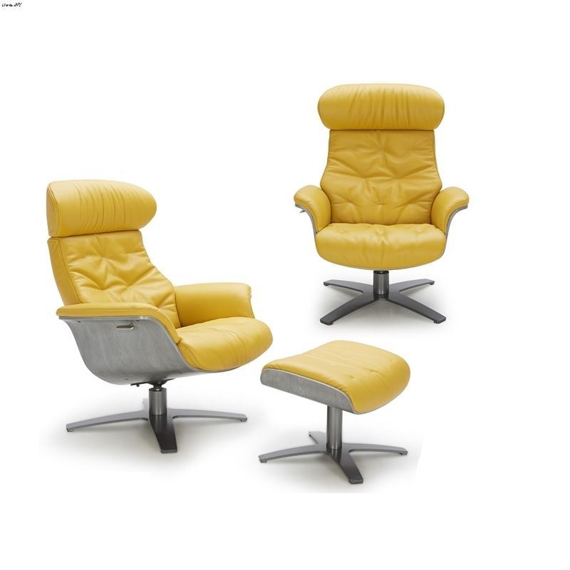 Karma Lounge Chair - Mustard