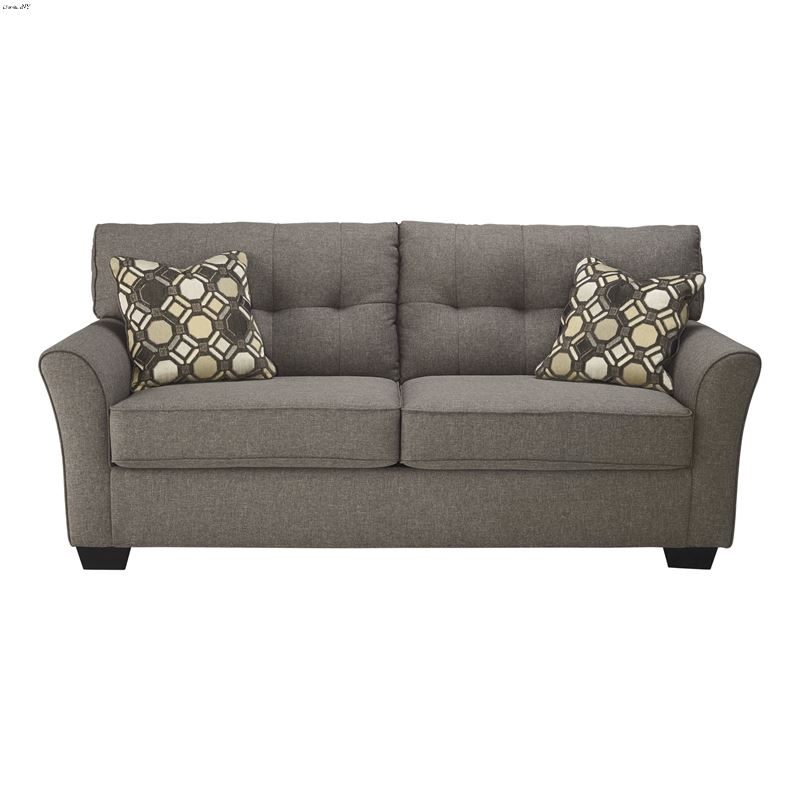 Tibbee Slate Fabric Tufted Full Sofa Sleeper 99101