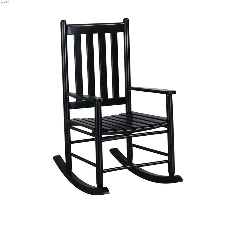 Annie Black Wood Rocking Chair 609456