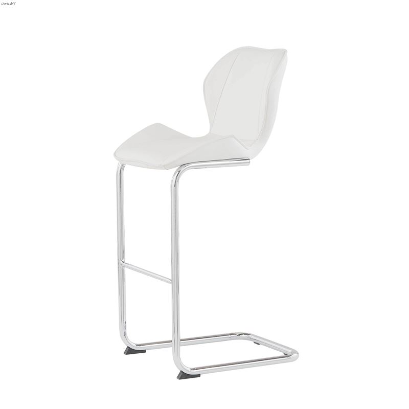 Modern White Bar Stool D1446 by Global Furniture U