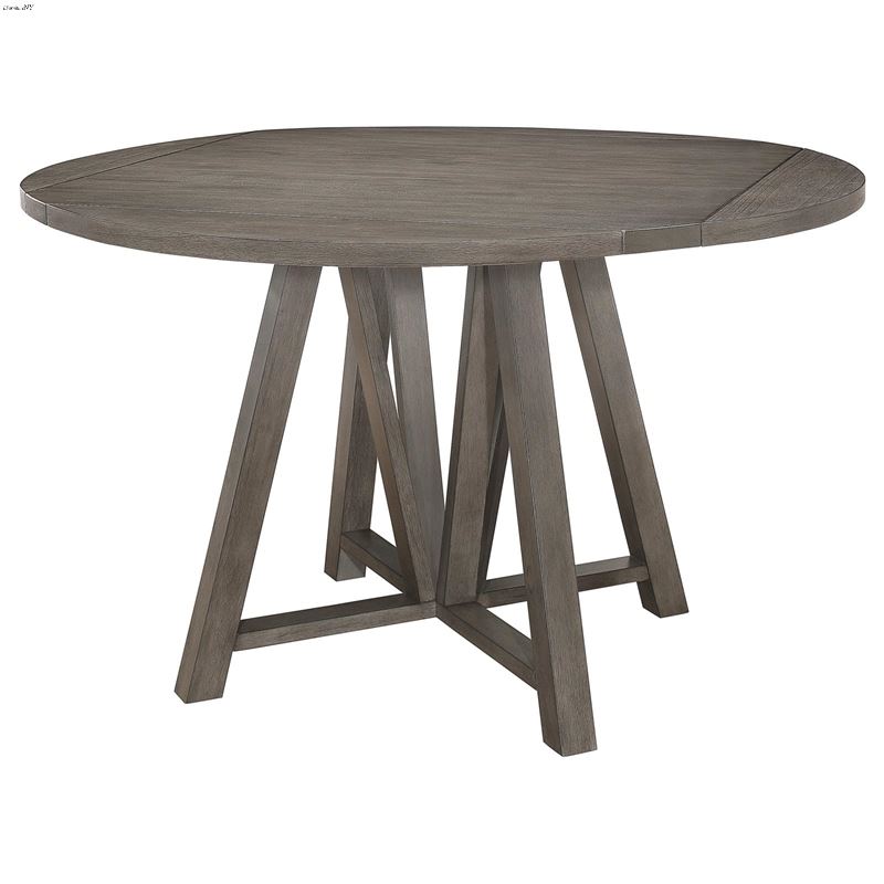 Athens Grey Drop Leaf Counter Height Dining Table
