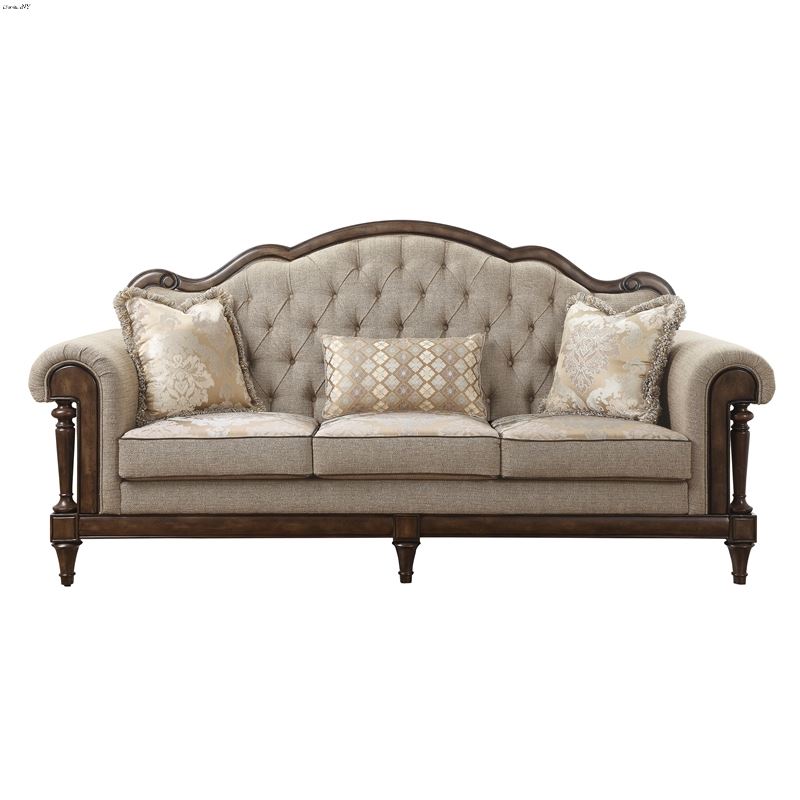 Heath Court Brown Fabric Sofa 16829-3