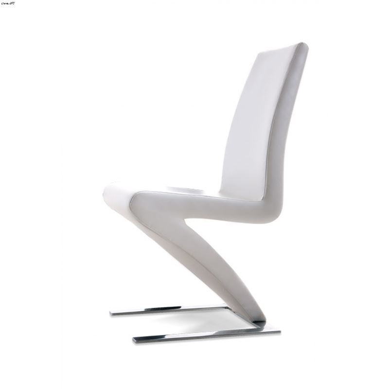 Zayd Modern White Dining Chair
